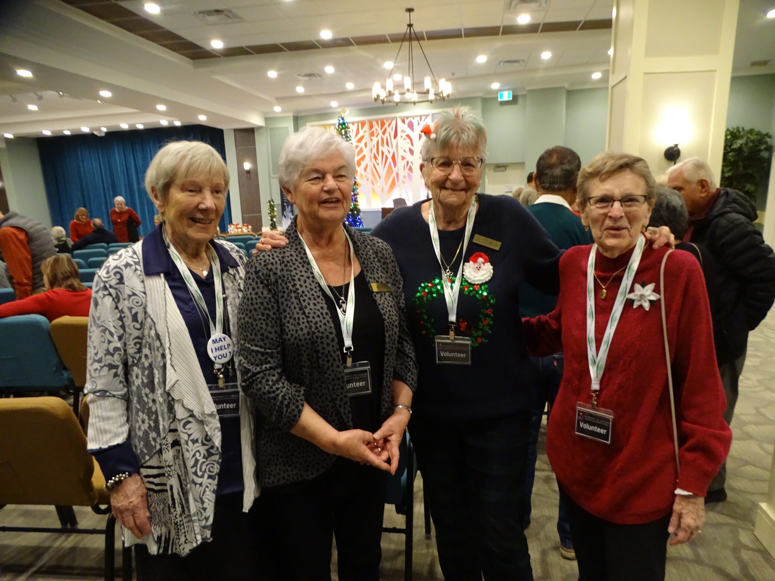 Volunteers participating in a Meadows of Aurora Benevolence Fund community event